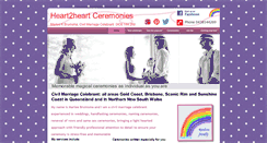 Desktop Screenshot of heart2heartceremonies.com